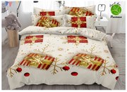 Set Lenjerie De Pat Craciun 6 Piese Pat 2 Persoane, Christmas Collection