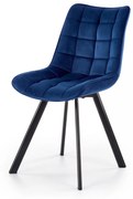 Scaun K332 velvet albastru