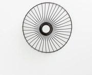 Brilagi - Lustră LED aplicată CERIA WIRE 1xE27/40W/230V, Ø 30 cm, neagră