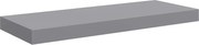 vidaXL Raft de perete suspendat, gri, 60x23,5x3,8 cm, MDF