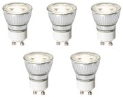 Set de 5 becuri LED GU10 dimabile 35mm 4W 230 lm 4000K