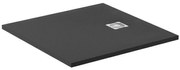 Cadita dus compozit 80x80 cm Ideal Standard Ultra Flat S, negru intens Negru intens, 800x800 mm