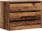vidaXL Dulap colț cu sertare lemn vechi 80x41x58 cm lemn prelucrat