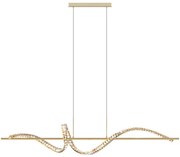 Lustră LED pe cablu Zuma Line MD3170-1-3GT ATHESA LED/24,5W/230V 2700-6000K + telecomandă