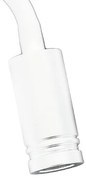 Lampă de perete LED flexibilă BASE cu USB, LED/8W+LED/2W/230V, alb/argintiu