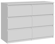 Comodă MAO cu sertare, albă