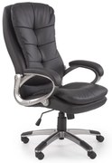 Scaun de birou Preston negru - H124 cm