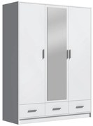 Dulap cu oglindă SANNA 150x215 cm alb