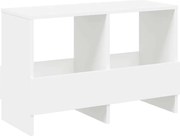 vidaXL Raft pentru reviste Alb 68,5 x 30 x 45 cm