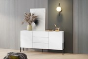 Comoda cu sertare Wezilo 184 cm - alb supermat