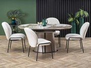 Masă de sufragerie extensibilă 160-200 cm Riavey (negru + cappuccino) (pentru 6 8 persoane). Promo -6%. 1049566