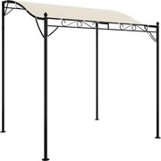 vidaXL Copertină, crem, 2x2,3 m, 180 g/m², material textil și oțel