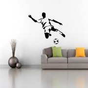 Sticker perete Silueta Fotbalist