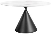Masa rotunda SIGNATURE 135cm ceramica alba
