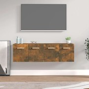 vidaXL Dulapuri TV de perete 2 buc. stejar fumuriu 60x36,5x35 cm lemn