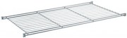 Polita pentru rafturi depozitare modulare crom din metal, 77x39,1 cm, Fix Bizzotto