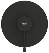 Baterie dus incastrata negru mat Grohe Essence