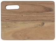 IB Laursen Platou servire din lemn OVAL HOLE ACACIA WOOD 20 X 15 CM