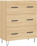 vidaXL Servantă, stejar sonoma, 69,5x34x90 cm, lemn compozit