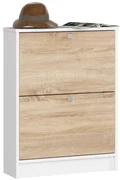 Pantofar Simran (alb + stejar sonoma). 1071043