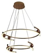 Lustră LED dimabilă pe cablu LED/80W/230V 3000-6500K + telecomandă