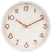 Ceas de perete design Karlsson 5808WH diam. 22 cm