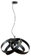 Lustra design modern Flores negru 50cm
