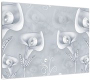 Tablou - Flori de perle (70x50 cm)
