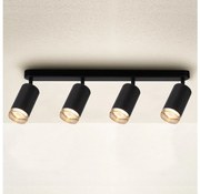 Spot pentru baie Brilagi SELE 4xGU10/30W/230V IP44 negru
