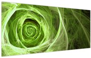 Tablou - Abstract Rose Green (120x50 cm)