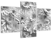 Tablou - Flori albe (90x60 cm)