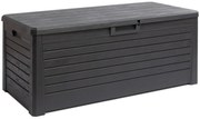 Cutie depozitare plastic gradina FLORIDA 550 L - grafit
