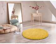 Covor rotund Universal Aqua Liso, ø 80 cm, galben