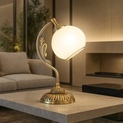 Veioza de masa clasica din alama design italian 8600