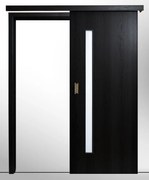 Usa glisanta HDF aplicata pe perete - Colectia DECOR 4.2 Toc reglabil de bordare 80-150 mm, Gri Antracit, Folie Decor