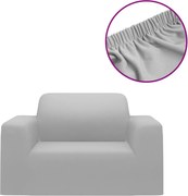 vidaXL Husă elastică pentru canapea poliester jersey gri
