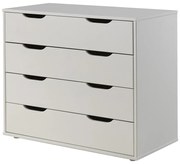 Comodă Vipack Pino, alb