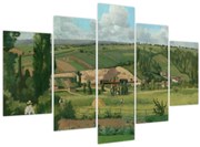 Tablou - Camille Pissarro, Landscape at Les Pâtis, Pontoise, reproducere (150x105 cm)