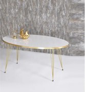 Masuta de cafea ovala, 90x50x43 cm, 20124