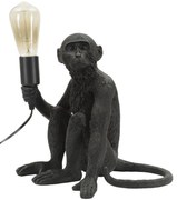 Mauro Ferretti Lampă De Masă Design Maimuță Șezută Neagru Cm 33X33X30 | Aosom Romania