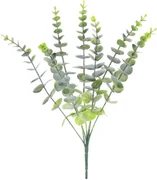 Plantă artificială Eucalipt verde, 19 x 19 x 39 cm