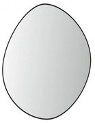 Oglindă de perete, decorativă, formă atipică, ramă neagră, 40x30cm model 3