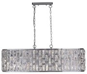 Searchlight 65818-8CC - Lustră suspendată BIJOU 8xE14/40W/230V