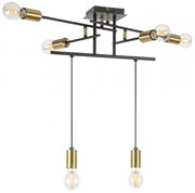 Suspensie vintage 6 becuri E27 Lanny 2116 Rabalux