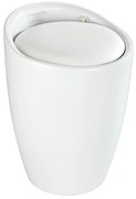 WENKO 24228100 - Taburet CANDY, 36 x 50,5 cm, alb/negru
