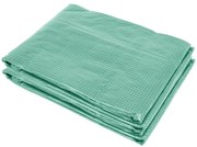 FOLIE solar de grădină, 4x8 m, 32 m², PE armată, rezistentă 180g/m2, cu filtru UV, impermeabila, 16 ferestre rulante, Verde, GH48C,