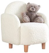 Fotoliu pentru copii DORY, alb