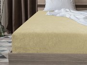 Cearsaf din frotir POLY crem 90 x 200 cm