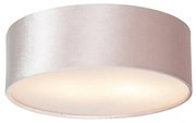 Plafoniera moderna roz 30 cm cu interior auriu - Drum