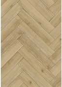 Mexen Charter Oak probă panouri din vinil Herringbone SPC 6,5 mm, suport 1,5 mm, 4 V-Fuga, Stejar - F1169-S